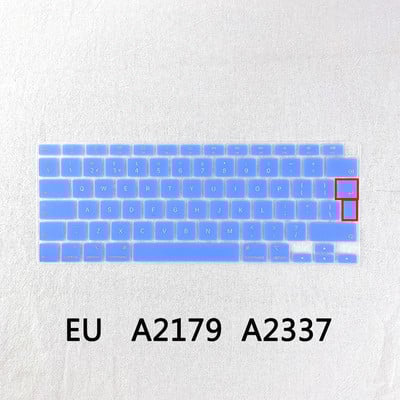 Poklopac tipkovnice za prijenosno računalo za Macbook Air 13 inča Modle 2019 A2179 2020 M1 A2337 EU US engleski jezik Poklopac tipkovnice Silikonska koža