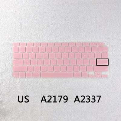 Poklopac tipkovnice za prijenosno računalo za Macbook Air 13 inča Modle 2019 A2179 2020 M1 A2337 EU US engleski jezik Poklopac tipkovnice Silikonska koža