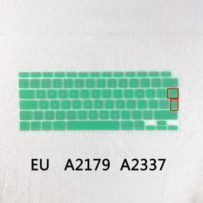 Poklopac tipkovnice za prijenosno računalo za Macbook Air 13 inča Modle 2019 A2179 2020 M1 A2337 EU US engleski jezik Poklopac tipkovnice Silikonska koža