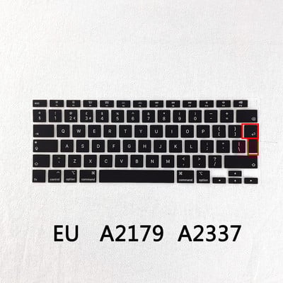 Poklopac tipkovnice za prijenosno računalo za Macbook Air 13 inča Modle 2019 A2179 2020 M1 A2337 EU US engleski jezik Poklopac tipkovnice Silikonska koža