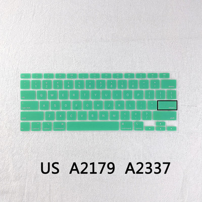 Poklopac tipkovnice za prijenosno računalo za Macbook Air 13 inča Modle 2019 A2179 2020 M1 A2337 EU US engleski jezik Poklopac tipkovnice Silikonska koža