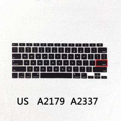 Poklopac tipkovnice za prijenosno računalo za Macbook Air 13 inča Modle 2019 A2179 2020 M1 A2337 EU US engleski jezik Poklopac tipkovnice Silikonska koža