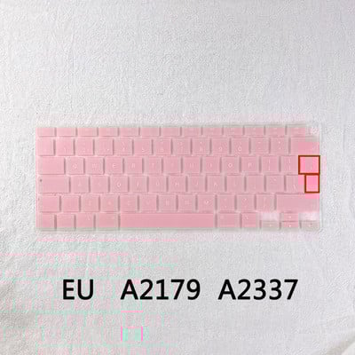 Poklopac tipkovnice za prijenosno računalo za Macbook Air 13 inča Modle 2019 A2179 2020 M1 A2337 EU US engleski jezik Poklopac tipkovnice Silikonska koža