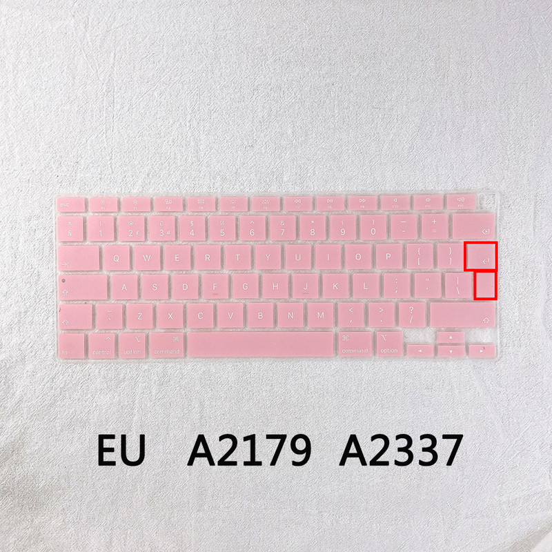 Poklopac tipkovnice za prijenosno računalo za Macbook Air 13 inča Modle 2019 A2179 2020 M1 A2337 EU US engleski jezik Poklopac tipkovnice Silikonska koža