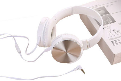 Stereo bas slušalice s mikrofonom, prijenosne žičane sklopive slušalice 3,5 mm audio slušalice za prijenosno računalo, stolni igrač