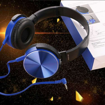 Stereo bas slušalice s mikrofonom, prijenosne žičane sklopive slušalice 3,5 mm audio slušalice za prijenosno računalo, stolni igrač