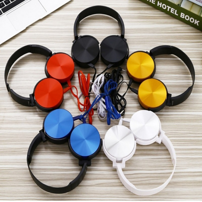 Stereo bas slušalice s mikrofonom, prijenosne žičane sklopive slušalice 3,5 mm audio slušalice za prijenosno računalo, stolni igrač