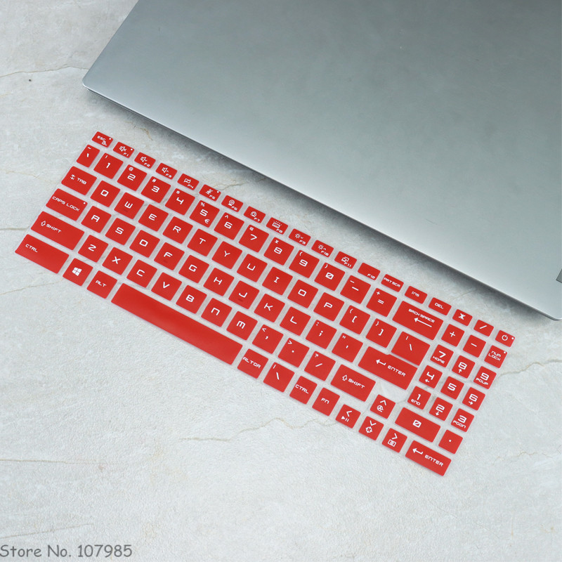 Skirta MSI GL66 Pulse Katana GF76 GL76 Katana GF66 2021 žaidimų nešiojamojo kompiuterio silikoninės klaviatūros apsauginio dangtelio oda