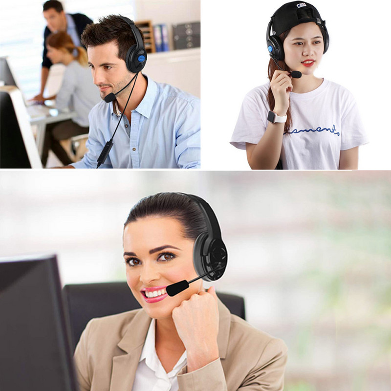 USB spēļu austiņas Regulējamas vadu datora austiņas ar mikrofonu Music Gamer austiņas klēpjdatoram Skype Office