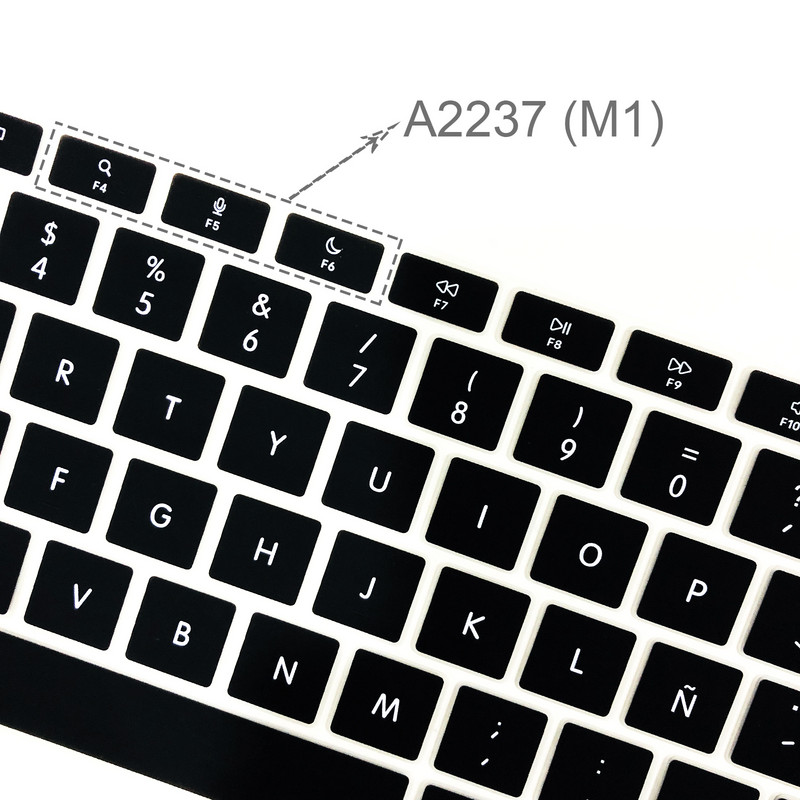 Tipkovnica ruskog prijenosnog računala za Macbook Air13 2020 Zaštitna folija za tipkovnicu 13" A2179 A2337 M1 silikonska maska za tipkovnicu