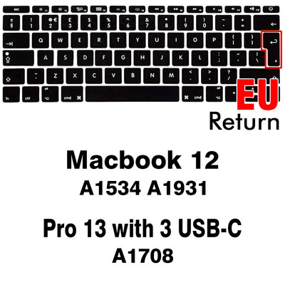 Skaidrus klaviatūros dangtelis skirtas Macbook Air 13 M2 Pro 13 M1 Pro14 15 16 Retina 11 Silikoninis apsauginis odos dėklas A2337 A2779 A2681