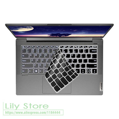 priekš Lenovo IdeaPad Flex 5i (14) ideapad flex 5 14iil05 Silikona klēpjdatora tastatūras vāciņš SKIN Protector Flex 5 14" 2 in 1 klēpjdators