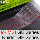 Poklopac tipkovnice za MSI GE75 Raider GE66 GE76 GE73 GE73VR GE72 GE72VR GE72MVR Dodaci za prijenosna računala Silikonska zaštitna torbica 17