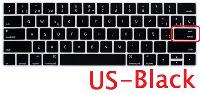 Minkštas, skirtas Macbook Pro 13 15 jutiklinė juosta 2016 2019 Ispanijos ES JAV klaviatūros dangtelis Silicio A1706 A1707 A1989 A1990 klaviatūros apsauga