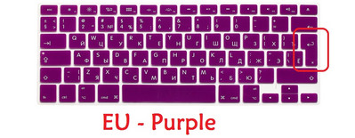 Za Macbook Air 13 Pro 13 15 CD ROM Retian 2015 Ruski EU US Poklopac tipkovnice Silikonski A1466 A1278 A1286 A1398 Poklopac tipkovnice