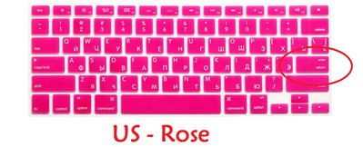 Za Macbook Air 13 Pro 13 15 CD ROM Retian 2015 Ruski EU US Poklopac tipkovnice Silikonski A1466 A1278 A1286 A1398 Poklopac tipkovnice