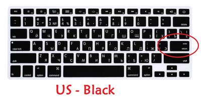 Za Macbook Air 13 Pro 13 15 CD ROM Retian 2015 Ruski EU US Poklopac tipkovnice Silikonski A1466 A1278 A1286 A1398 Poklopac tipkovnice