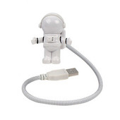 Prijenosna LED za čitanje USB štedna žarulja za prijenosno računalo Mobilna strujna lampa za hitne slučajeve USB Astronaut LED noćno svjetlo