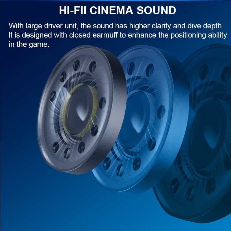 KINGSTAR vadu spēļu austiņas Stereo spēļu austiņas ar mikrofonu, balss vadību, trokšņu slāpēšanas austiņas PS4 datora klēpjdatoram