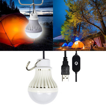 F3KE USB Portable LED for Touch Dimming Crush with 2.5m кабел за Indoor Outdoor Campi