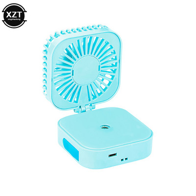 USB Spray Humidifier Μικρός ανεμιστήρας, φορητός, επιτραπέζιος ανεμιστήρας τσέπης, φορητός επαναφορτιζόμενος αναδιπλούμενος ανεμιστήρας για το γραφείο γραφείου