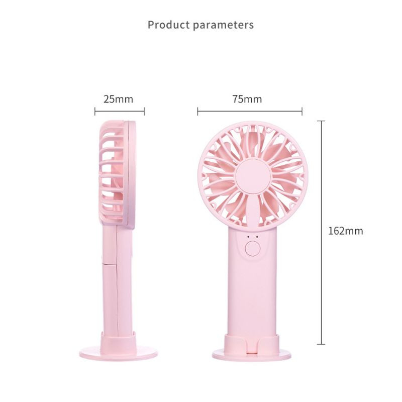 Rankiniai oro aušintuvai aušinami mini staliniai ventiliatoriai, maitinami 2x AA nešiojamaisiais.