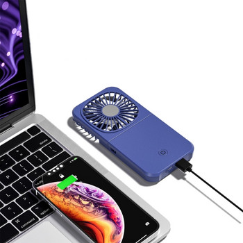 Μίνι ηλεκτρονικοί ανεμιστήρες χειρός 1800 mAh Ανεμιστήρας USB USB ως βάση τροφοδοτικού τηλεφώνου