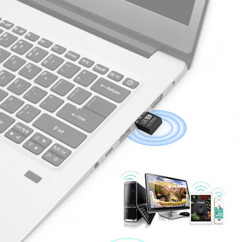 Безжичен мрежов адаптер 2.4G/5.8GHz Dual Band 1300Mbps лаптоп USB WiFi адаптер за Windows XP/7/8/10/11 за Mac OS за Linux