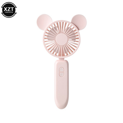 Új USB mini aranyos rajzfilm összecsukható ventilátorok szélerőmű kézi hordozható ventilátorok kényelmes otthoni irodai kollégium kültéri ventilátor kellék