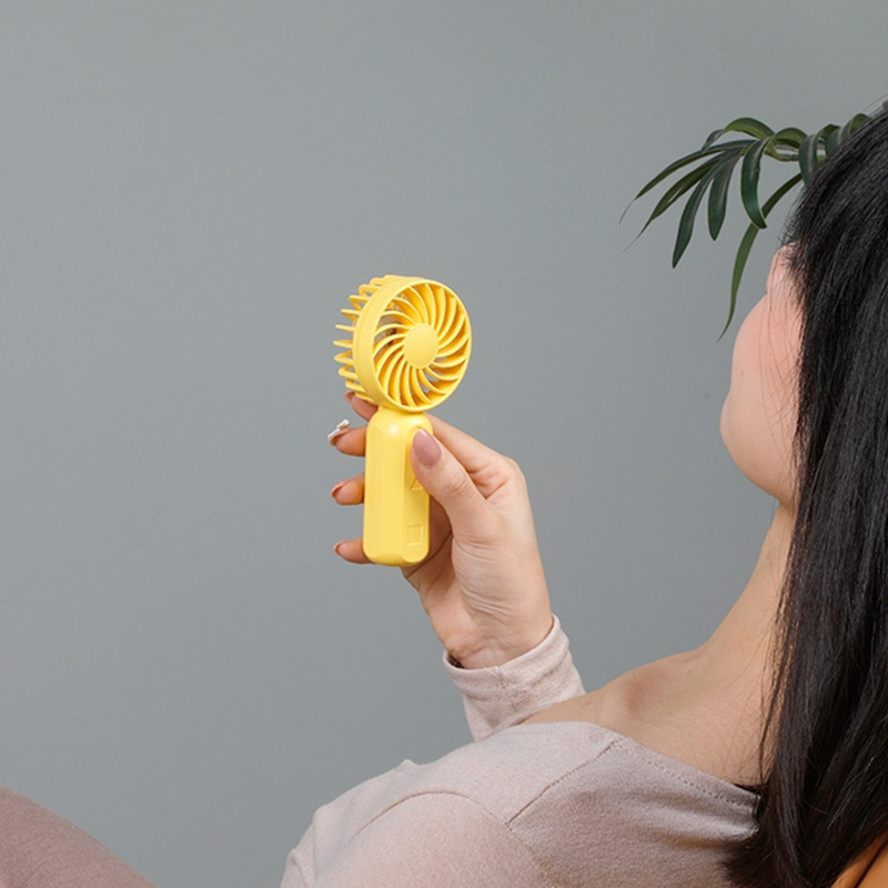 Mini ventilator Ventilator portabil cu 500 mAh Mini ventilator personal 3 viteze Ventilator de buzunar silențios reîncărcabil pentru casă în aer liber