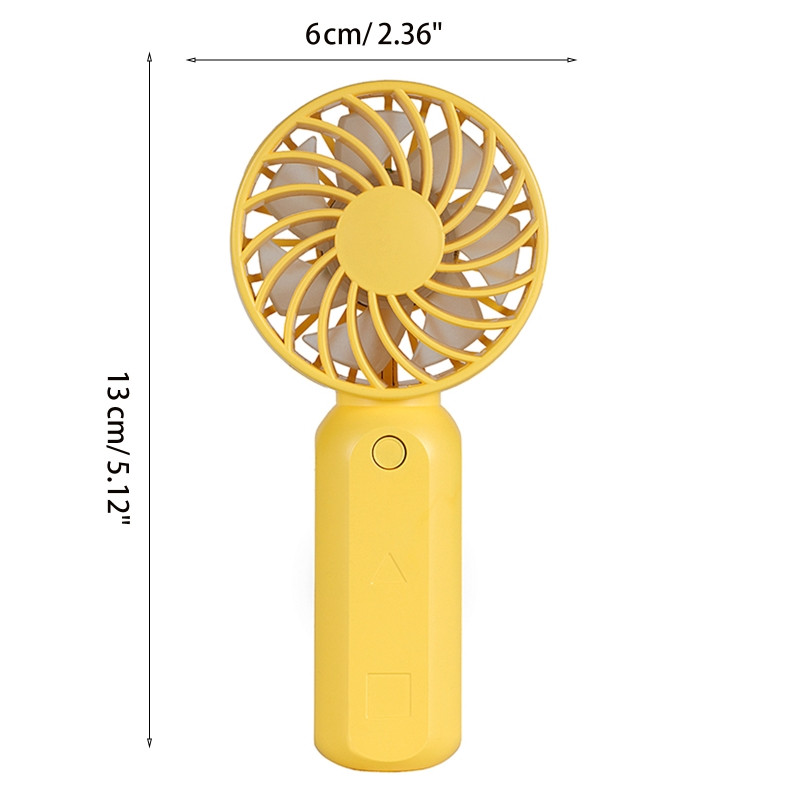 Mini ventilator Ventilator portabil cu 500 mAh Mini ventilator personal 3 viteze Ventilator de buzunar silențios reîncărcabil pentru casă în aer liber