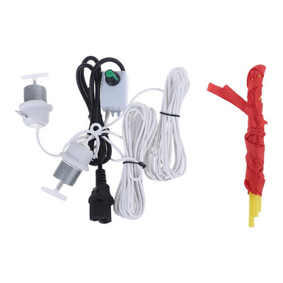 Mušu kukaiņu atbaidīšanas ventilators Turiet mušas blaktis prom no pārtikas 12V-85V griestu ventilators ar ASV spraudni C13 lādētāja adapteri 3,75m kabelis