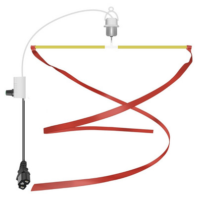 Mušu kukaiņu atbaidīšanas ventilators Turiet mušas blaktis prom no pārtikas 12V-85V griestu ventilators ar ASV spraudni C13 lādētāja adapteri 3,75m kabelis