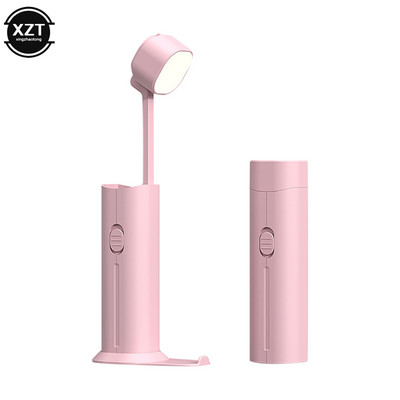 3 u 1 višenamjenska teleskopska stolna svjetiljka s postoljem za mobilni telefon Power Bank za studijski poslovni ured