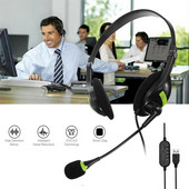 Za PC Računalo Laptop Igra Slušalica s mikrofonom Online podučavanje Video konferencija Smanjenje buke USB žičane slušalice