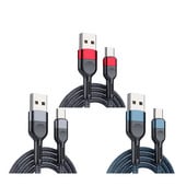 5A USB-tüüpi C-kaabli juhe nutika mobiiltelefoni jaoks Kiirlaadimine USB-C-kaabel C-tüüpi laadija Mikro-USB-kaablid 1M