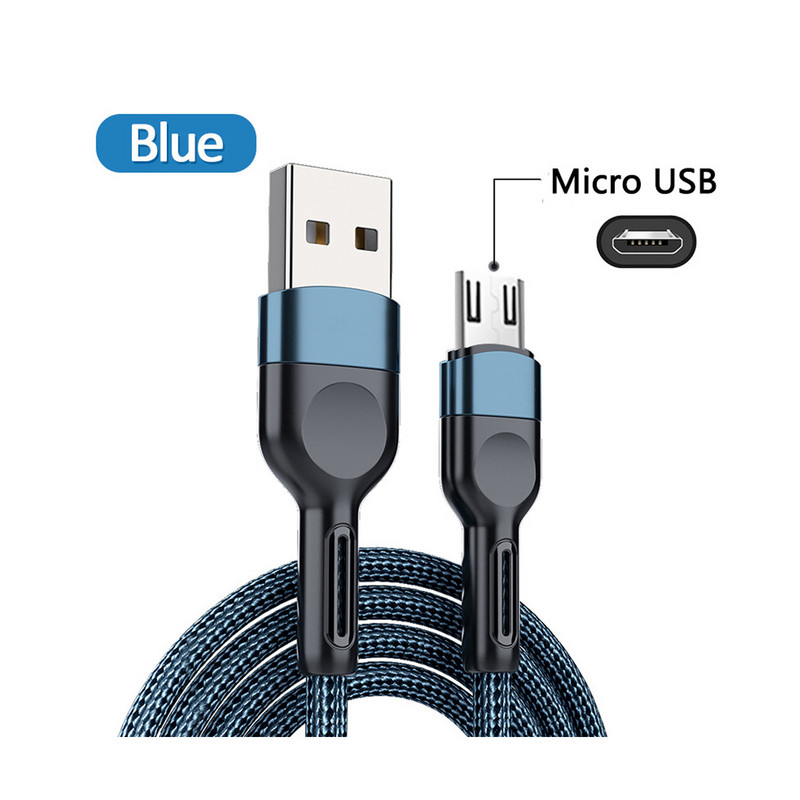 5A USB-tüüpi C-kaabli juhe nutika mobiiltelefoni jaoks Kiirlaadimine USB-C-kaabel C-tüüpi laadija Mikro-USB-kaablid 1M