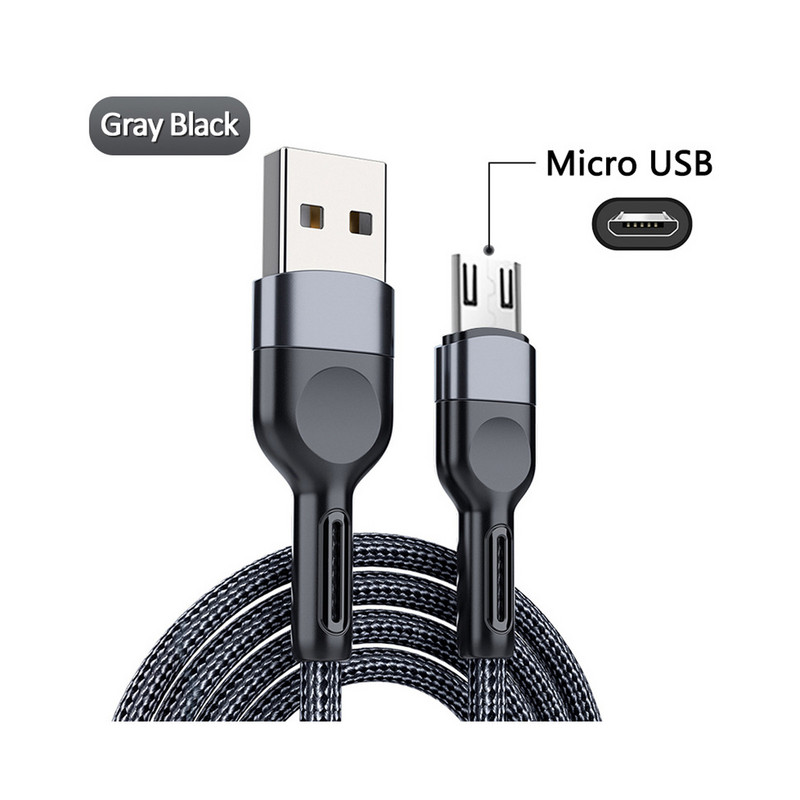5A USB-tüüpi C-kaabli juhe nutika mobiiltelefoni jaoks Kiirlaadimine USB-C-kaabel C-tüüpi laadija Mikro-USB-kaablid 1M