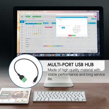 Type-C USB щепсел 5-пинов адаптер PC удължителни кабели Компютърна част Компютърен аксесоар Компютърен адаптер