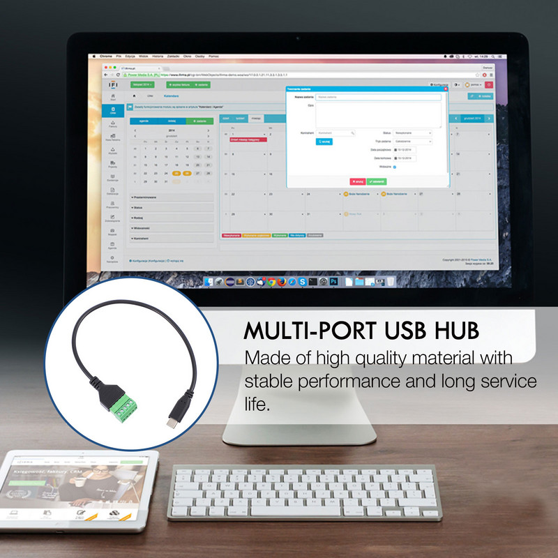 Type-C USB utikač 5-pinski adapter PC produžni kabeli Dio računala Računalni pribor Računalni adapter