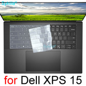 Billentyűzet burkolat Dell XPS 15 9500 9510 9520 7590 9550 9560 9570 9575 9650 Érintésvédő bőrtok Tartozékok Szilikon 15.6