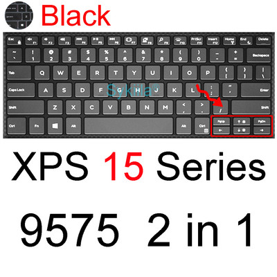 Billentyűzet burkolat Dell XPS 15 9500 9510 9520 7590 9550 9560 9570 9575 9650 Érintésvédő bőrtok Tartozékok Szilikon 15.6