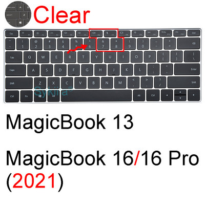 Poklopac za tipkovnicu za Honor MagicBook View 14 X 14 15 16 SE Pro Laptop Notebook Protector Skin Case Film Silicon 13 Dodaci