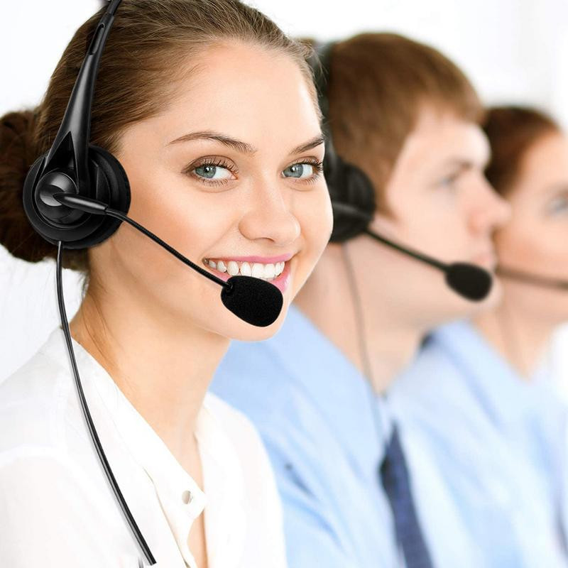 Visokokvalitetne žičane utičnice od 3,5 mm, slušalice za poništavanje buke s mikrofonom i mikrofonom, podesiva traka za glavu za prijenosno računalo