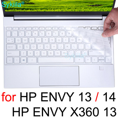 Klaviatūros dangtelis, skirtas HP ENVY 13 X360 14 14t 13t 13z Touch 13-AH 13-AQ 13-AG apsauginis dėklas, silikoninis nešiojamasis kompiuteris 13,3 colio