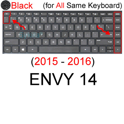 Poklopac tipkovnice za HP ENVY 13 X360 14 14t 13t 13z Touch 13-AH 13-AQ 13-AG Protector Skin Case Silicone Notebook Laptop 13,3 inča