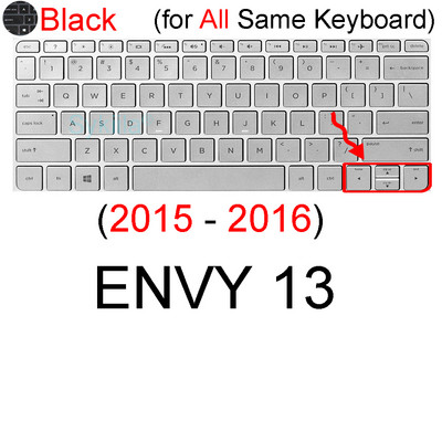 Poklopac tipkovnice za HP ENVY 13 X360 14 14t 13t 13z Touch 13-AH 13-AQ 13-AG Protector Skin Case Silicone Notebook Laptop 13,3 inča