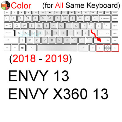 Poklopac tipkovnice za HP ENVY 13 X360 14 14t 13t 13z Touch 13-AH 13-AQ 13-AG Protector Skin Case Silicone Notebook Laptop 13,3 inča