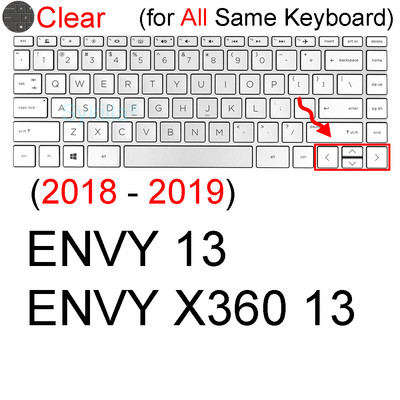 Poklopac tipkovnice za HP ENVY 13 X360 14 14t 13t 13z Touch 13-AH 13-AQ 13-AG Protector Skin Case Silicone Notebook Laptop 13,3 inča