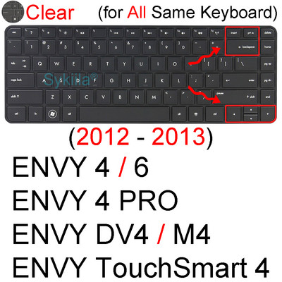 Poklopac tipkovnice za HP ENVY 13 X360 14 14t 13t 13z Touch 13-AH 13-AQ 13-AG Protector Skin Case Silicone Notebook Laptop 13,3 inča